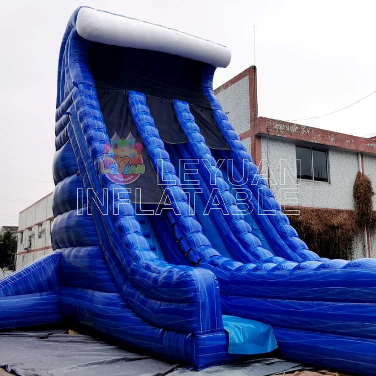 inflatable climbing water slide