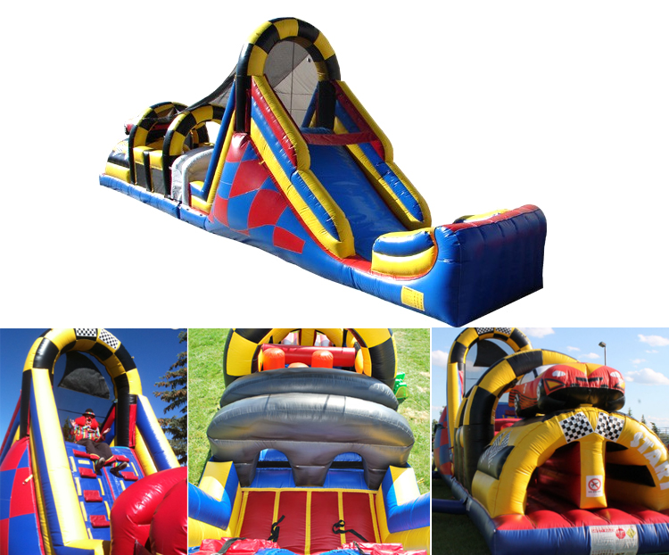 Race Car Inflatable Obstacle Course
