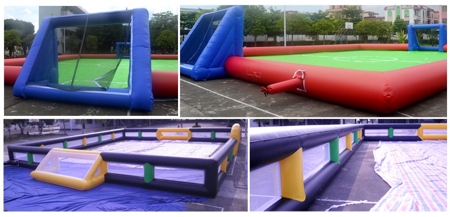 inflatable football pitches