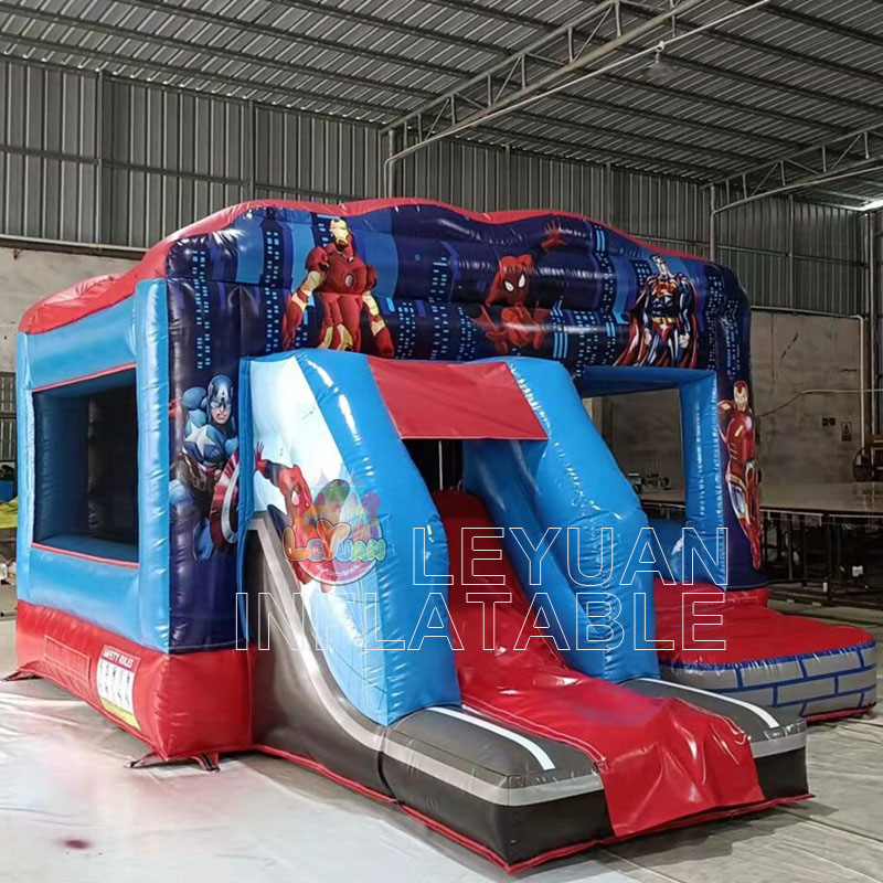 super hero bouncy castle
