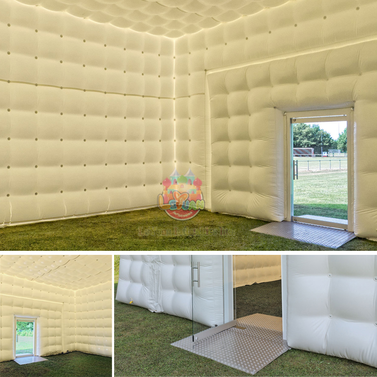 inflatable white cube