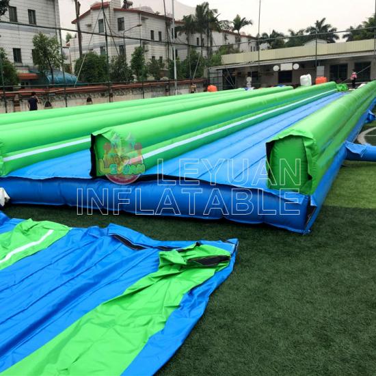 100M City Inflatable Slip And Slide